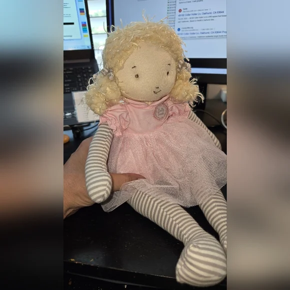 Elsie Doll By Bunnies by the Bay Pink - Picture 2 of 13